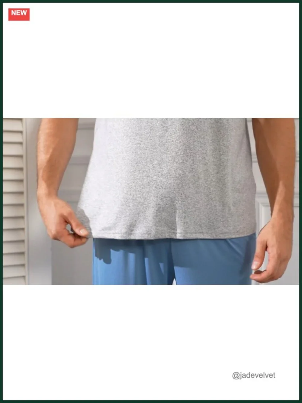 Short Sleeve Pajama Set with Pocket - Lightweight Sleepwear for Men